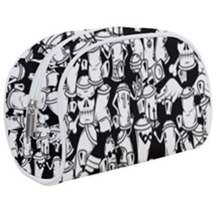 Graffiti Spray Can Characters Seamless Pattern Makeup Case (medium) by Amaryn4rt