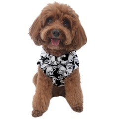 Graffiti Spray Can Characters Seamless Pattern Dog Fleece