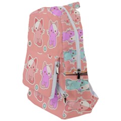 Cute Kawaii Kittens Seamless Pattern Travelers  Backpack by Amaryn4rt