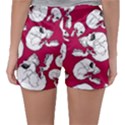 Terrible Frightening Seamless Pattern With Skull Sleepwear Shorts View2