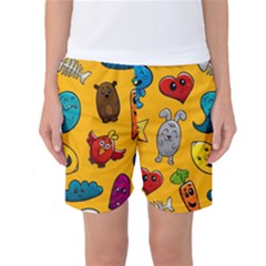 Graffiti Characters Seamless Ornament Women s Basketball Shorts by Amaryn4rt