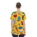 Graffiti Characters Seamless Ornament Skirt Hem Sports Top View2