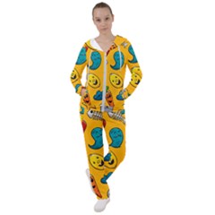 Graffiti Characters Seamless Ornament Women s Tracksuit by Amaryn4rt