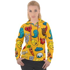 Graffiti Characters Seamless Ornament Women s Overhead Hoodie by Amaryn4rt