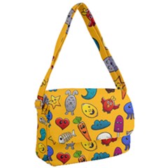 Graffiti Characters Seamless Ornament Courier Bag by Amaryn4rt