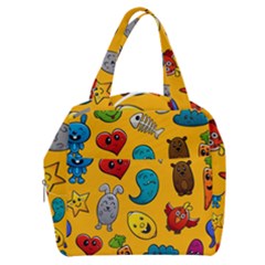 Graffiti Characters Seamless Ornament Boxy Hand Bag by Amaryn4rt