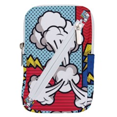 Rays Smoke Pop Art Style Vector Illustration Belt Pouch Bag (large) by Amaryn4rt