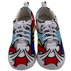 Rays Smoke Pop Art Style Vector Illustration Mens Athletic Shoes