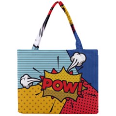 Pow Word Pop Art Style Expression Vector Mini Tote Bag by Amaryn4rt