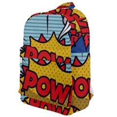 Pow Word Pop Art Style Expression Vector Classic Backpack by Amaryn4rt