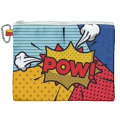 Pow Word Pop Art Style Expression Vector Canvas Cosmetic Bag (xxl) by Amaryn4rt