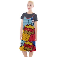 Pow Word Pop Art Style Expression Vector Camis Fishtail Dress by Amaryn4rt