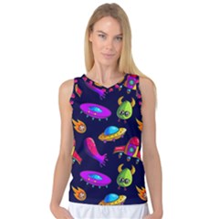 Space Pattern Women s Basketball Tank Top by Amaryn4rt