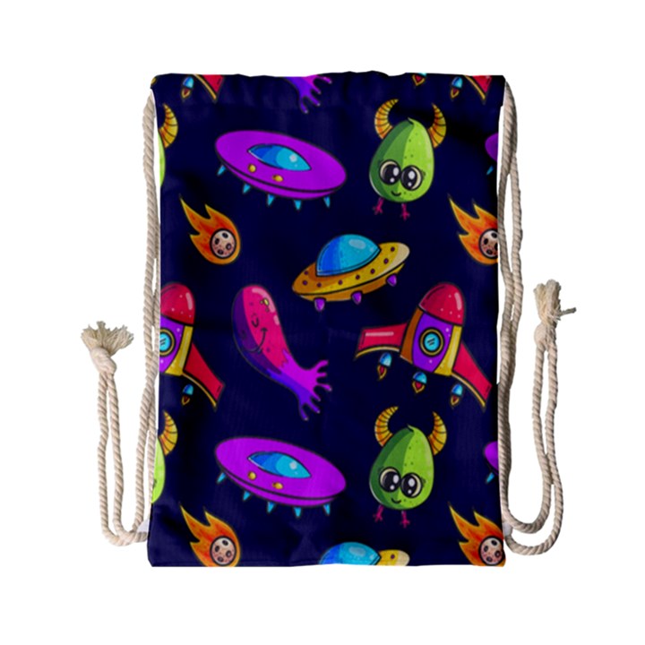 Space Pattern Drawstring Bag (Small)