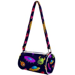 Space Pattern Mini Cylinder Bag