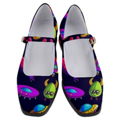 Space Pattern Women s Mary Jane Shoes by Amaryn4rt