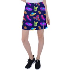 Space Pattern Tennis Skirt by Amaryn4rt