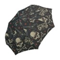 Grunge Seamless Pattern With Skulls Folding Umbrellas View2