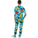 Pop Art Style Citrus Seamless Pattern Casual Jacket and Pants Set View2