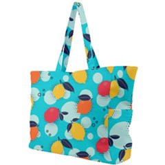 Pop Art Style Citrus Seamless Pattern Simple Shoulder Bag by Amaryn4rt