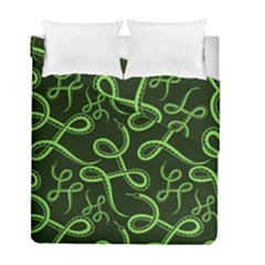 Snakes Seamless Pattern Duvet Cover Double Side (full/ Double Size) by Amaryn4rt