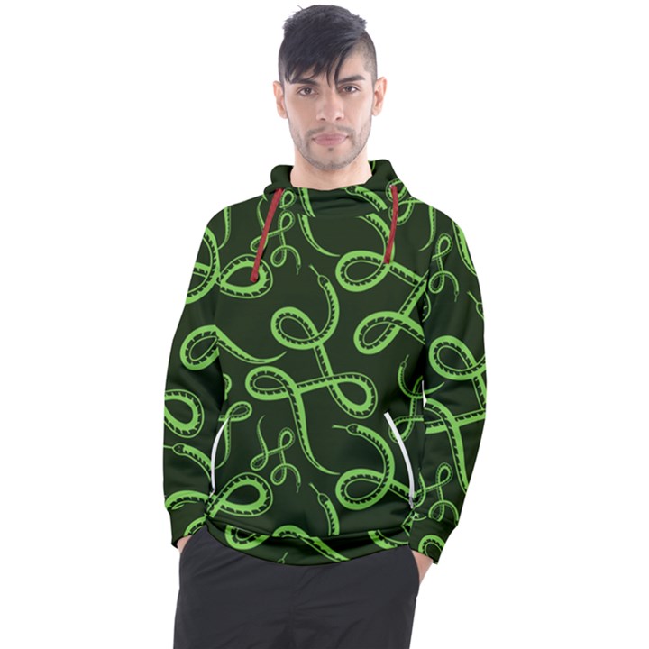 Snakes Seamless Pattern Men s Pullover Hoodie