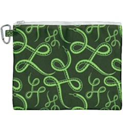 Snakes Seamless Pattern Canvas Cosmetic Bag (xxxl) by Amaryn4rt