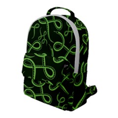 Snakes Seamless Pattern Flap Pocket Backpack (large) by Amaryn4rt