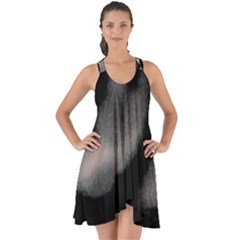 Black Rose Show Some Back Chiffon Dress by Janetaudreywilson