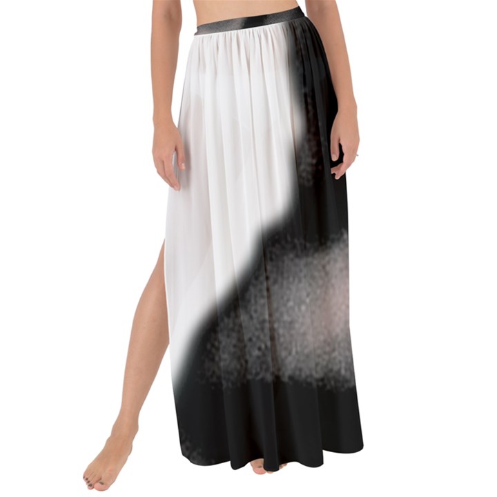 Black Rose Maxi Chiffon Tie-Up Sarong