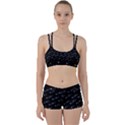 XOXO black and white pattern, kisses and love geometric theme Perfect Fit Gym Set View1