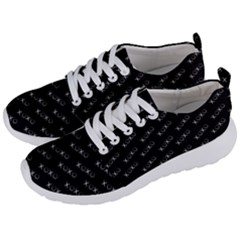 Xoxo Black And White Pattern, Kisses And Love Geometric Theme Men s Lightweight Sports Shoes by Casemiro