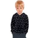 XOXO black and white pattern, kisses and love geometric theme Kids  Overhead Hoodie View1