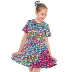 Rainbow Support Group  Kids  Short Sleeve Shirt Dress by ScottFreeArt