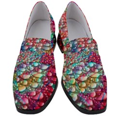 Rainbow Support Group  Women s Chunky Heel Loafers by ScottFreeArt