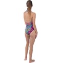 Rainbow Support Group  Plunge Cut Halter Swimsuit View2