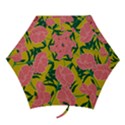 Pink Flower Seamless Pattern Mini Folding Umbrellas View1