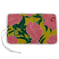 Pink Flower Seamless Pattern Pen Storage Case (m) by Amaryn4rt