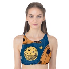 Missile Pattern Tank Bikini Top by Amaryn4rt