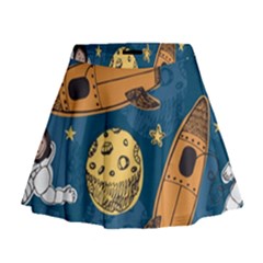 Missile Pattern Mini Flare Skirt by Amaryn4rt