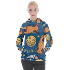 Missile Pattern Women s Hooded Pullover by Amaryn4rt