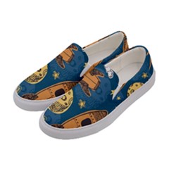 Missile Pattern Women s Canvas Slip Ons by Amaryn4rt