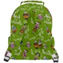 Seamless Pattern With Kids Rounded Multi Pocket Backpack View3