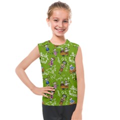 Seamless Pattern With Kids Kids  Mesh Tank Top by Amaryn4rt