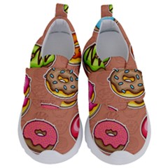 Doughnut Doodle Colorful Seamless Pattern Kids  Velcro No Lace Shoes by Amaryn4rt