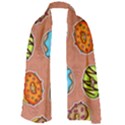 Doughnut Doodle Colorful Seamless Pattern Long Sheer Chiffon Scarf  View1