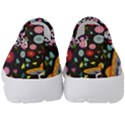 Day Dead Skull With Floral Ornament Flower Seamless Pattern Kids  Slip On Sneakers View4