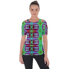 Corridor Nightmare Shoulder Cut Out Short Sleeve Top by ScottFreeArt