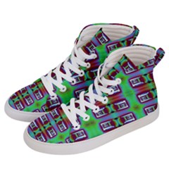 Corridor Nightmare Men s Hi-top Skate Sneakers by ScottFreeArt