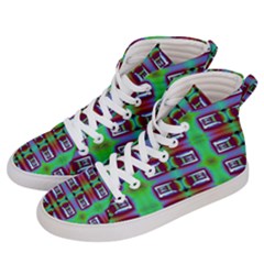 Corridor Nightmare Women s Hi-top Skate Sneakers by ScottFreeArt